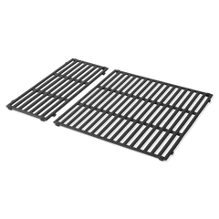 WEBER CRAFTED Porcelain-Enameled Cast-Iron Cooking Grates & Frame Kit  – SPIRIT 300 series, SEARWOOD 600, & SMOKEFIRE EX4